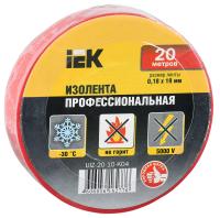 Изолента ПВХ 19мм*20м красный IEK MIXTAPE 5
