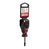 Отвертка крестовая PH2 38мм EKF Master