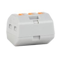 Клемма 3*4,0мм2 с рычажком серый КЭАЗ OptiKit СМК 222-413 (4 шт)