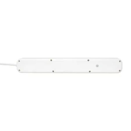 Удлинитель 5-мест 5м ПВС 3*1,5 белый выкл EKF  2USB 2,4А+2USBtype-С